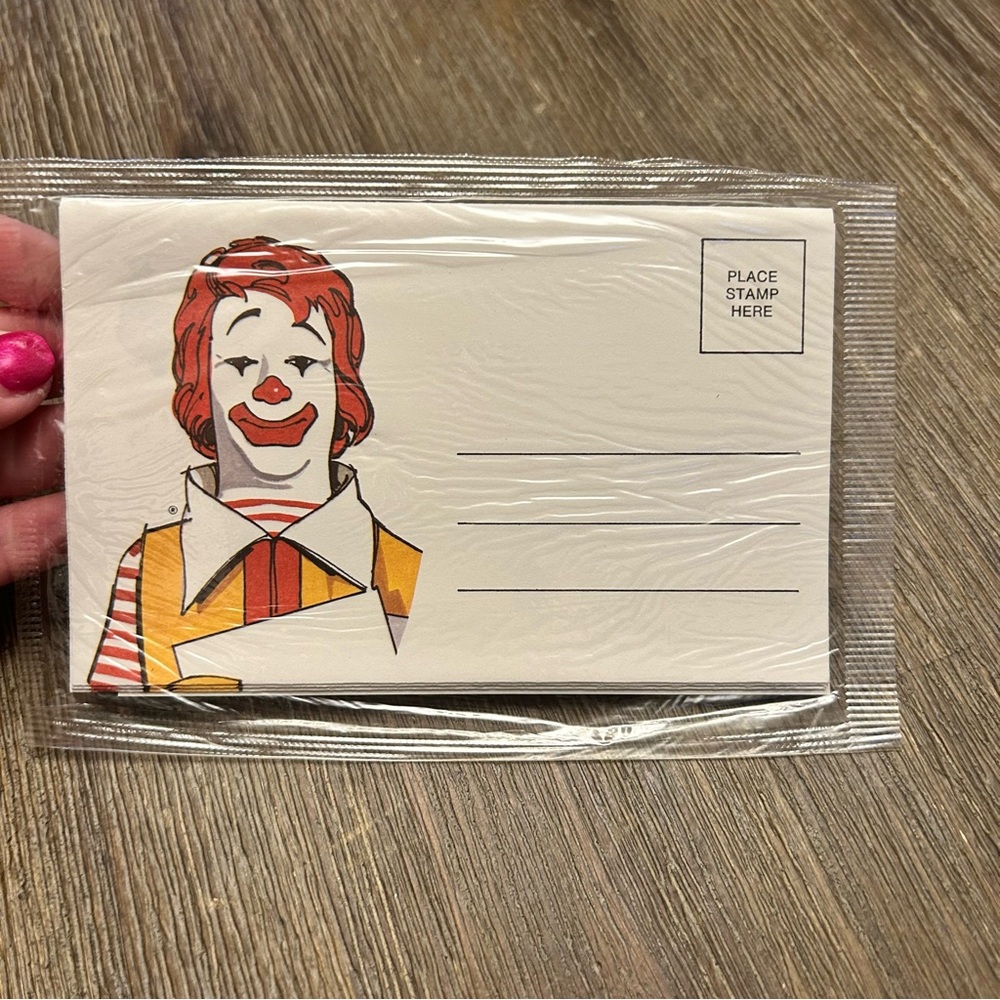 Vintage 1974‎ Letterland Stationary From McDonaldland Ronald McDonald SEALED